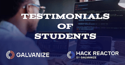 Testimonials from Hack Reactor